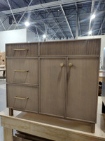 40" RIft Wht Oak w/ tambour $895