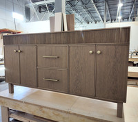 65.75" Double Sink White Oak Vanity $1580