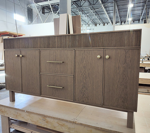65.75" Double Sink White Oak Vanity $1580
