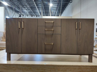68" Walnut Vanity (Slab doors)  $1360