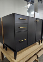44" Vanity in Iron Ore w/ setup for wall on right  $779