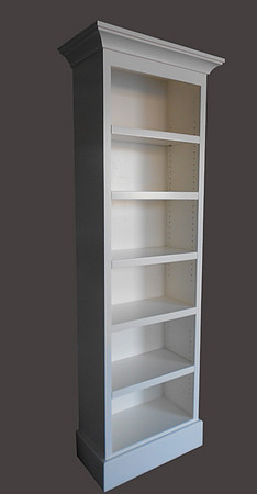 White Bookcase Custom Sizes
